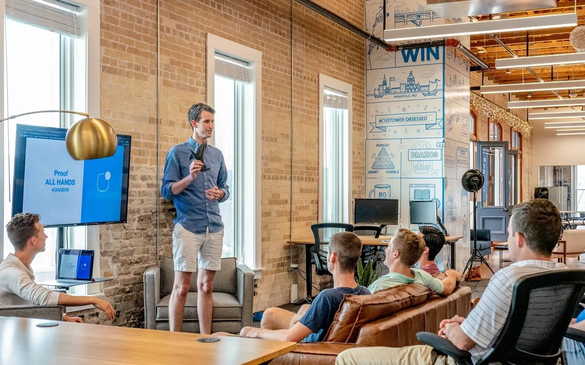 All-hands meeting