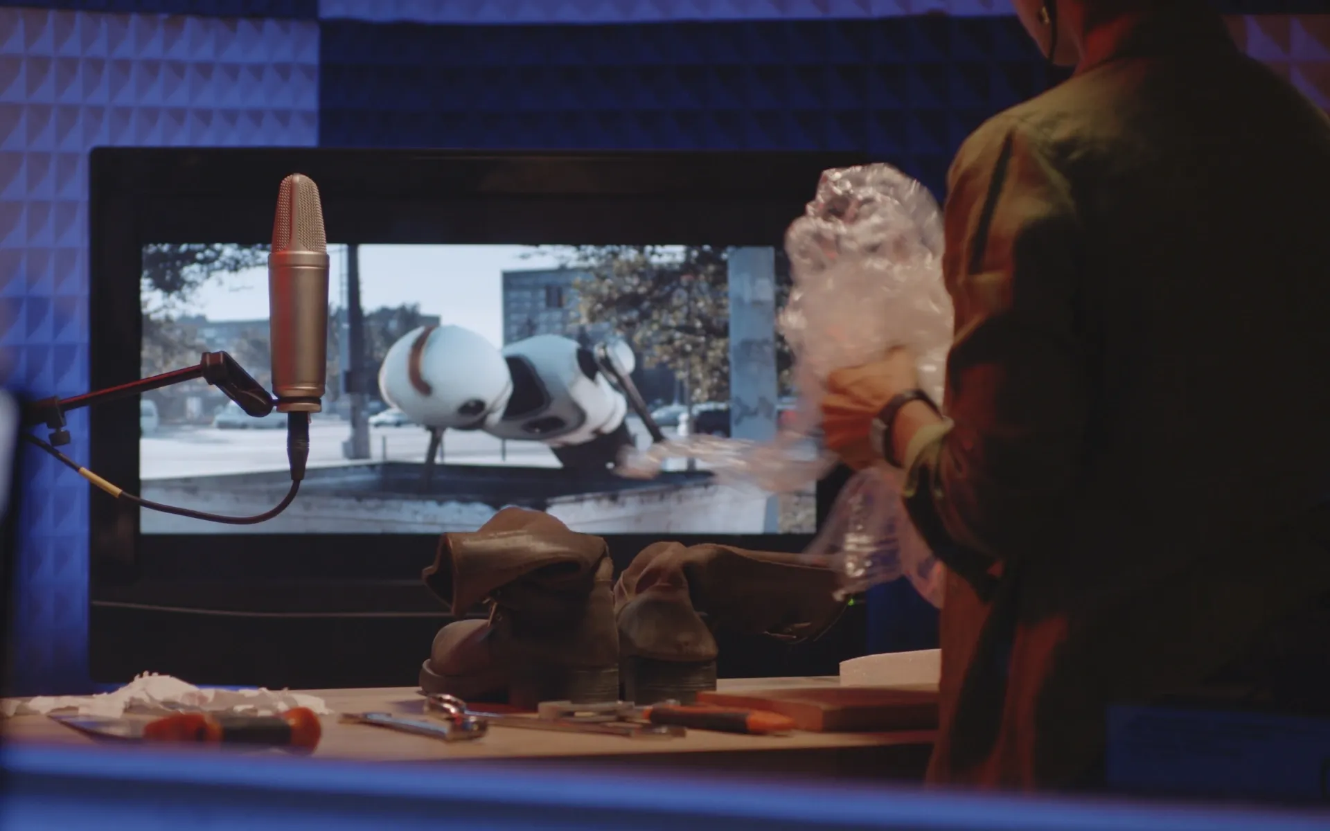 Creating foley sound effects