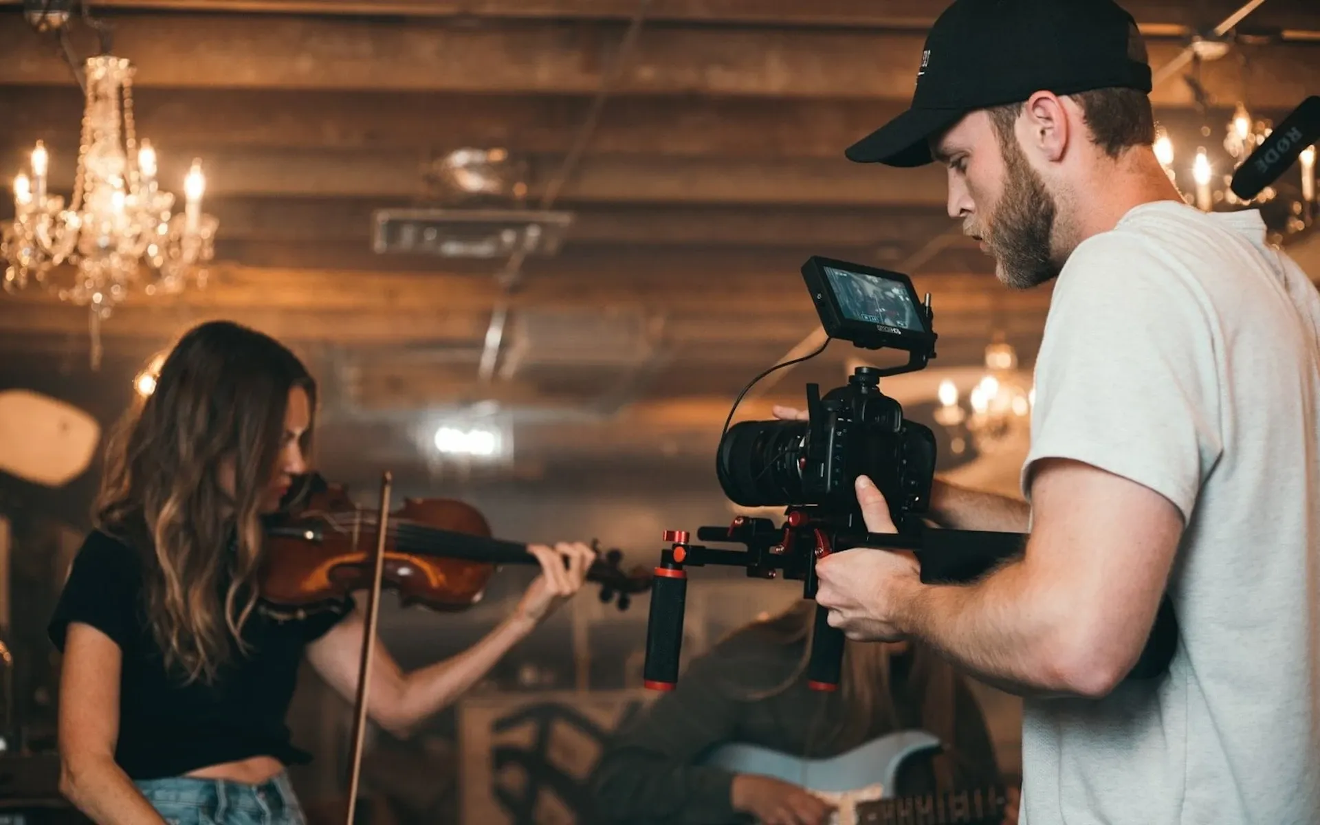 Filming a spec ad
