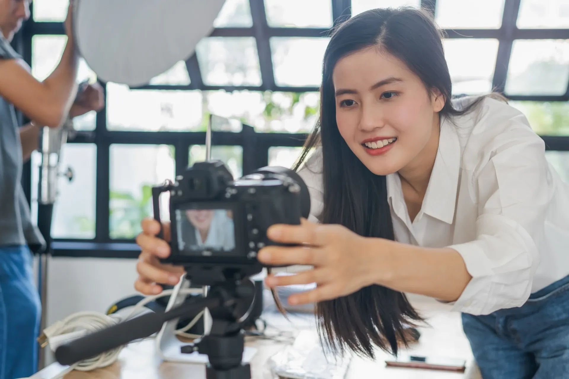 Filming content