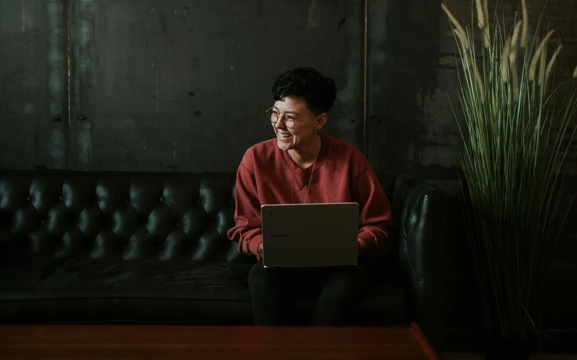 Using a laptop